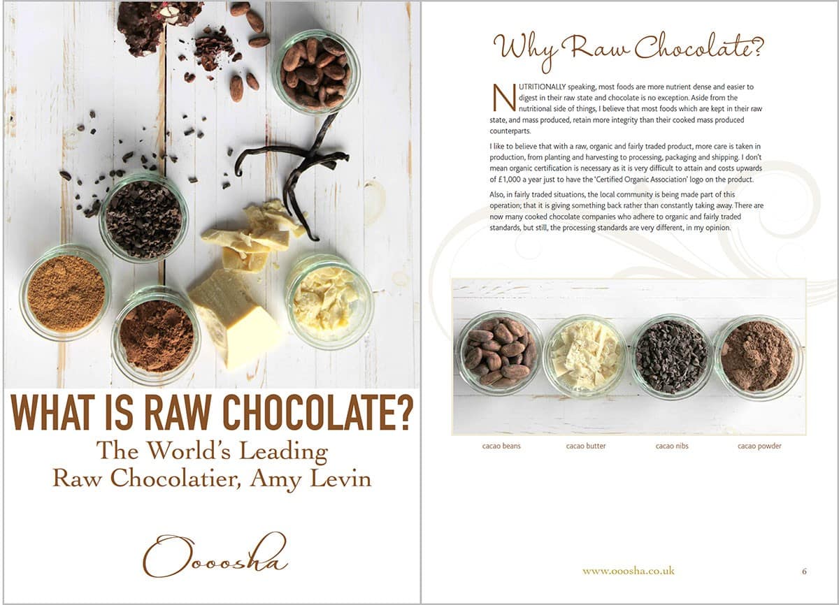 Raw Chocolate PDF ebook design